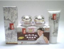 漢方古韻神農(nóng)斑草白里透紅美容二件套送潔面乳 臺灣化妝品優(yōu)選